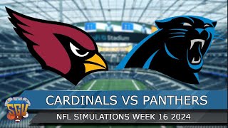 Arizona Cardinals vs Carolina Panthers - NFL Week 16 2024 Full Game Highlights (Madden 25 Sim)