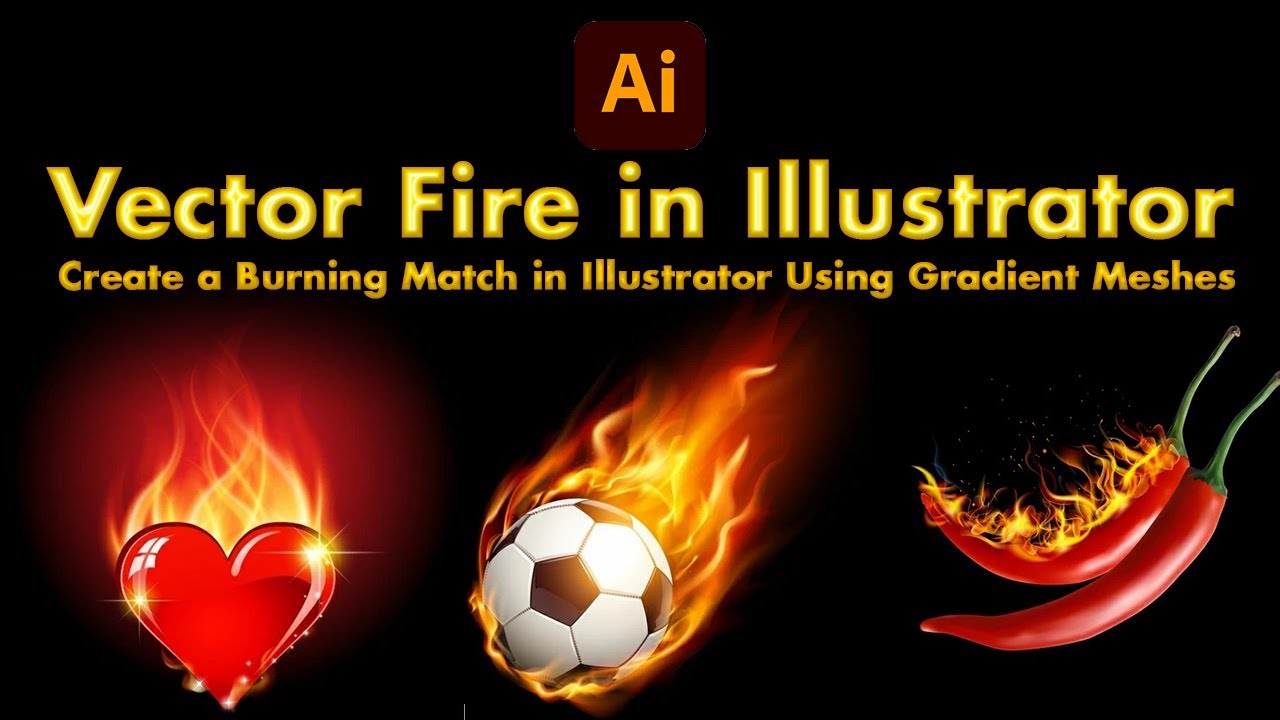 How To Draw Flames In Adobe Illustrator
