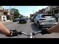 cycling toronto narrated dufferin st u0026 the lakefront on july 18 4k