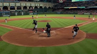 CWS@HOU: Carter's sac fly ties the game