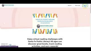 Tails and Tales Summer Reading Program 2021 Beanstack Registration and Logging Your Reading Minutes