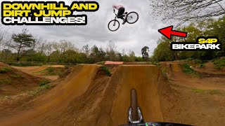 DOWNHILL AND DIRT JUMP CHALLENGES WITH PRO RIDER DARYL BROWN!