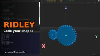 Ridley — 3D Modeling with Turtle Graphics and Code