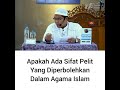 apakah ada sifat pelit yang diperbolehkan dalam agama islam ustadz firanda andirja