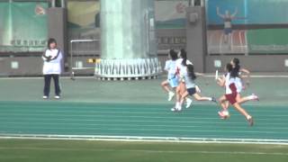 2013九西陸運會，女子甲組4x100米接力，協和長沙灣