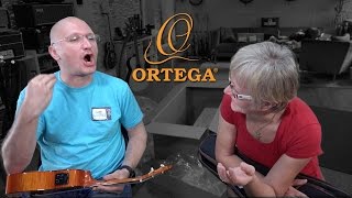 Ortega Ukulele Unboxing with my Mommy