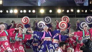 ほにや　第63回よさこい祭り　後夜祭　中央公園その２　４K　2016 8 12