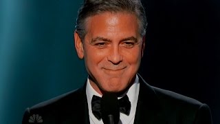 George Clooney Declares LOVE for Amal Alamuddin Golden Globes 2015 Acceptance Speech