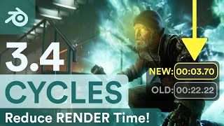 Blender 3.4 Brand NEW Release!! Reduce Your Render Times (Settings, Tips, & Tricks)