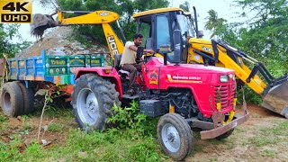 Mahindra 585 di power plus tractor with fully loaded trolley | John Deere tractor power | CFV