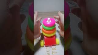 Stacking this stackable toy every morning, so cool! #stackable #ytshorts #shortsvideo