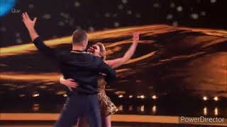 Lukasz Różycki and Alexandra Schauman skating in Dancing on Ice (Dance Week) (6/2/22)