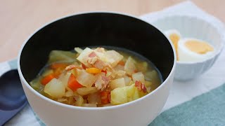 「まるめし」優しい♡具だくさん野菜スープ | Easily digestible food\