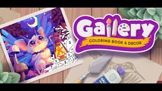 Colour me calm playing Gallery colouring book and decor (no commentary)