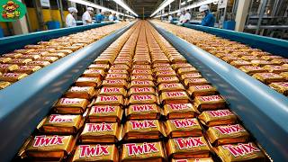 How Millions of Twix Chocolates Are Made In Factory | Chocolate Factory