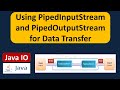 Java IO: Using PipedInputStream and PipedOutputStream for Data Transfer | Java Tutorial