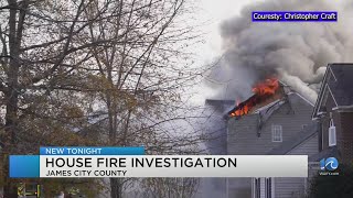 James City County home destroyed by fire, residents safely evacuated