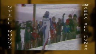 Ski alpino WC 1977 Morzine, Downhill Bernard Russi