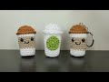 crochet takeaway coffee cup amigurumi crochet tutorial