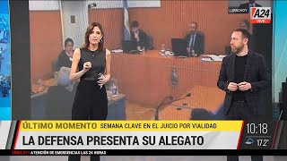 ⚖ Juicio por vialidad: semana clave para Cristina Kirchner ⚖ A24
