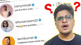 Messaging Top Indian YouTubers Asking for Video Editing Work | Freelance Video Editing Work 2022