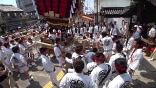 2017 撮って出し 貝塚宮夏祭り 本宮 感田神社宮入参番:堀之町