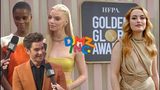 AMELIA REPORTING AT THE GOLDEN GLOBES | Andrew Garfield, Anya Taylor-Joy, Letitia Wright