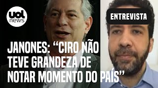 Janones: 'Ciro Gomes erra a mão ao colocar Lula e Bolsonaro no mesmo balaio'