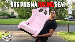 NRG Prisma Bucket seat install!! With sliders ( integra )