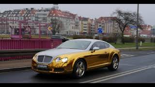 Bentley Continental GT złoty chrom Gold Chrom teckwrap sasha the ovner bvemil