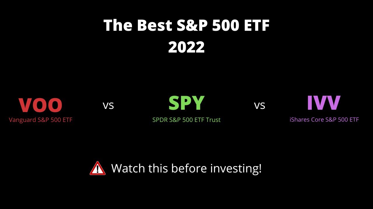 The Battle Of ETFs: VOO Vs SPY Vs IVV, Wich S&P 500 ETF Should You ...