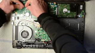 Acer Aspire E15 laptop disassembly, take apart, teardown tutorial