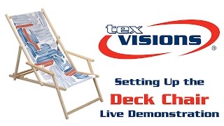 Advertising Deck Chair Setup