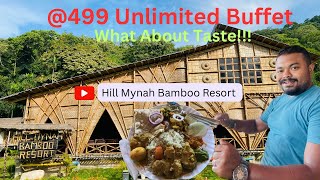 Hill Mynah Bamboo Resort, Chanaka | Unlimited Buffet ₹499 Only/Detailed Review of Food and Over view