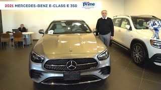 2021 Mercedes-Benz E-Class E 350 | Video tour with Bob