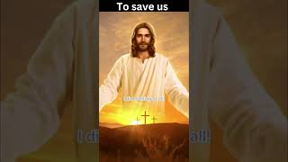 Jesus crucified on the cross 😟#shorts #short #jesus #jesuschrist