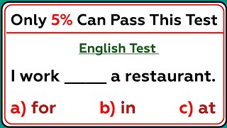 Mixed Grammar Test 📖 Only 5% Can Score Over 90% On This Quiz