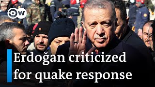 Turkey's president under increasing pressure as earthquake death toll rises further | DW News