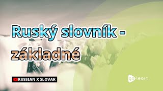 Ruský slovník - základné | Golearn