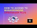 ManageEngine OpManager Demo Website