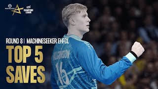 HALLGRÍMSSON pulls down the shutter | TOP 5 SAVES | R8 | Machineseeker EHF Champions League 2022/23