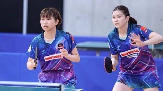 前回王者は不在　第1シードは佐藤瞳/橋本帆乃香ペア＜全日本卓球2025・[ALL TV]女子ダブルス見どころ＞