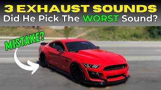 We Tested 3 Exhaust Sounds (And The Worst Won)