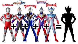 Ultraman Fusion HAYATA + TRIGGER + ORB + AGUL +TAIGA = New ?