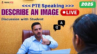 [ LIVE QA ] DESCRIBE AN IMAGE DISCUSSION TIPS AND TRICKS IN HINDI || PTE BY NIKHIL || #nikhilpte