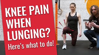 Knee Pain When Lunging? Here's what to do!