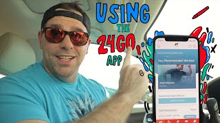 How to make a workout reservation with the 24 Hour Fitness 24GO app - Weekly Vlog