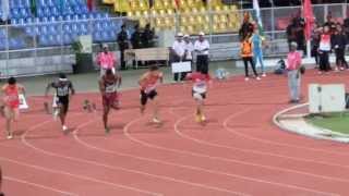 2013アジア陸上選手権男子100m決勝（塚原）