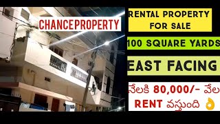 100 Square Yards G+1+penthouse Rental property for sale @OdpProperty