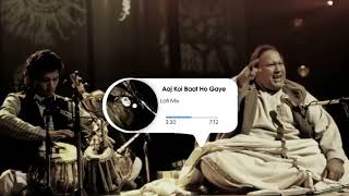 Aaj Koi Baat Ho Gaye   Lofi Mix Nusrat Fateh Ali khan  Afternight Vibes